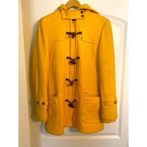 American Eagle Yellow Hoodie Peacoat